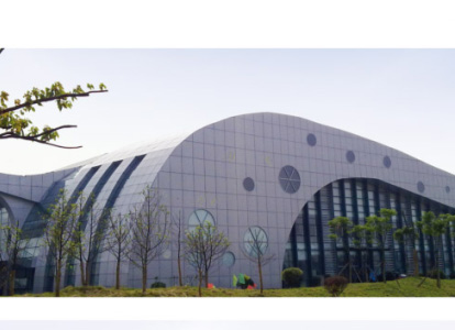 高碑店会议中心外景网架工程